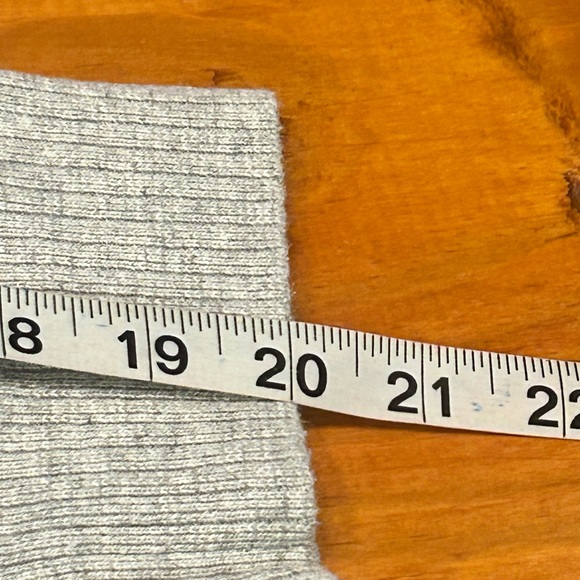 NWOT 3X Just My Size THICK gray long sleeve crew neck sweatshirt - Picture 14 of 15